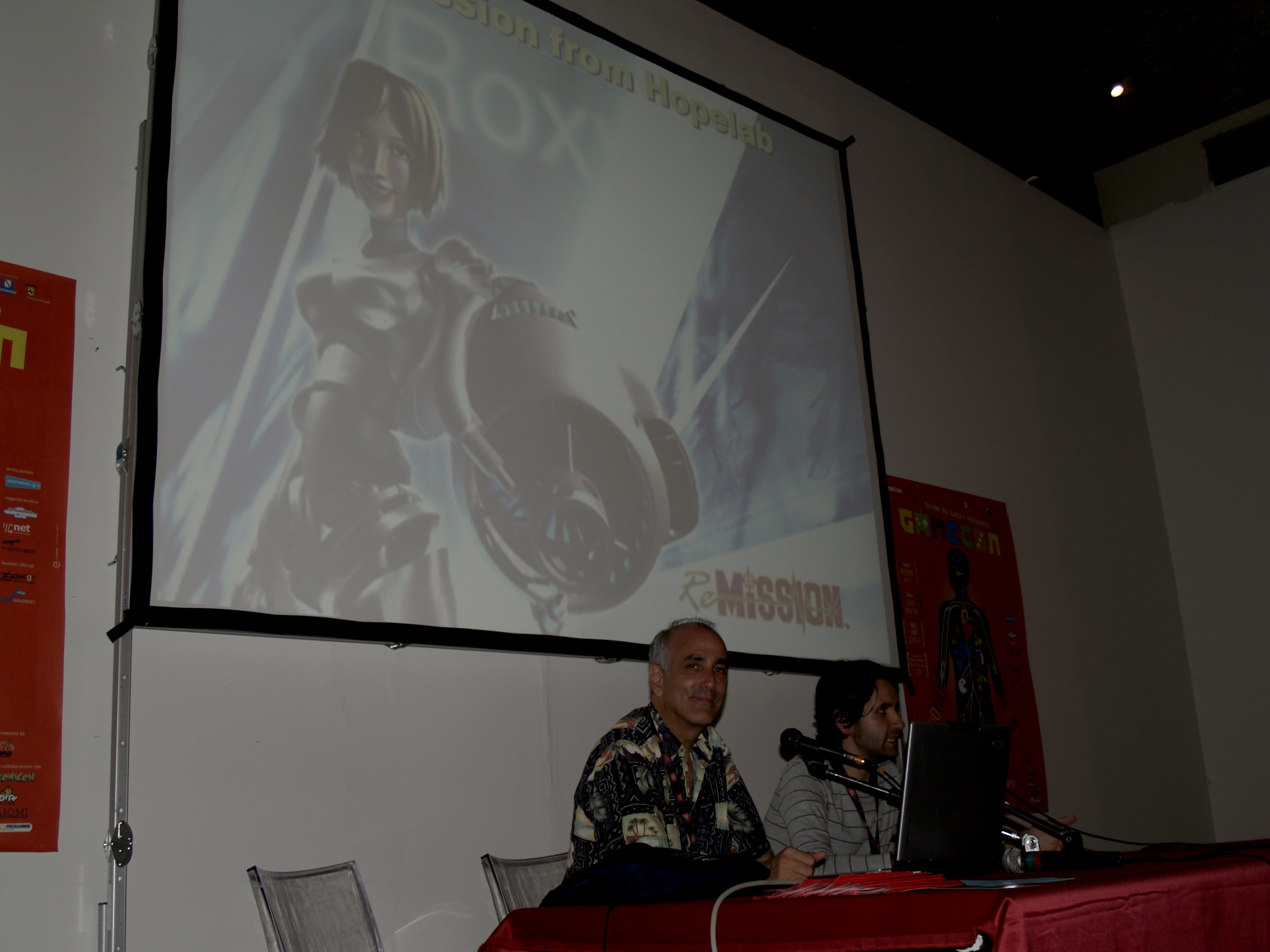 Conferenza Gamecon 2009, con Noah Falstein, autorre di Indiana Jones and the Last Crusade, il mitico Adventure della Lucasfilm