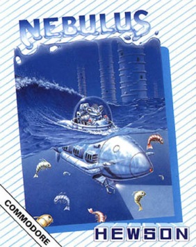 La cover di Nebulus per Commodore 64